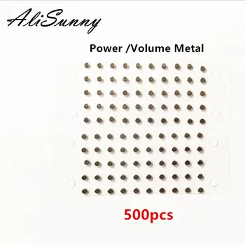 AliSunny 500pcs Power Pogu, Metāla Starplika iPhone 6 6S Plus 5.5