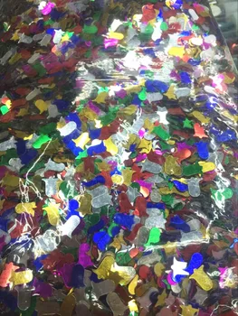 50g/daudz Zaudēt Bell Vizuļi 10mm PVC Sequin Dzīvoklis Paillette Vizuļi Dekorēšanai Ziemassvētku Festivāls Sajauc Krāsas Konfeti