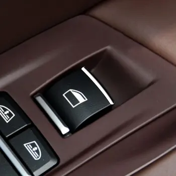 Xburstcar BMW 5 Sērija 525 530 535 2012 - 2018 7Pcs/Komplekts Auto Windows Vadības Paneļa Pogas Rokturi, Vizuļi Apdare Piederumi
