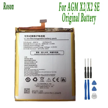 Roson Par AGM X2 X2 SE Battery 6000mAh Jaunām Rezerves Ierīču Akumulatorus AGM X2 X2 SE+Instrumenti