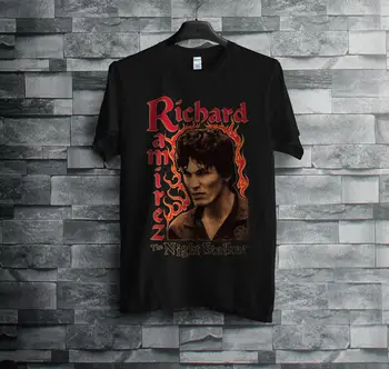 Vtg Richard Ramirez Nakts Stalker T-krekls Izdrukāt Drukas T Krekls Mens Short Sleeve Karstā Top Tee Jaunākās 2018 Vīriešu Modes