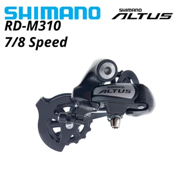 Shimano ALTUS RD-M310 M310 7/8 ātrumu 3x7s 3x8s kalnu velosipēdu velosipēds Izjādes Riteņbraukšana MTB Aizmugurējo Pārslēdzēju
