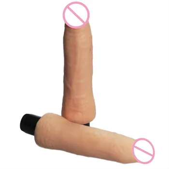 Milzīgs penis Spēcīgs vibrators seksa rotaļlieta sievietēm big dildo g-spot vibrācijas seksa produkti Klitora, Maksts Masturbācija Gailis