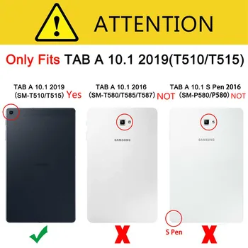 9H Premium Rūdīts Stikls Screen Protector for Samsung Galaxy Tab 10.1 2019 SM-T510 T515 T510 Aizsardzības Plēves Stikla Vāciņu, T510