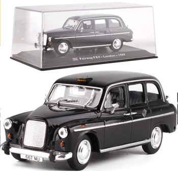 1:43 Statiskais Modelis Klasika Vintage Akrila Kastē Londonas Taksometru 1958 Sakausējuma Auto Modelis rotaļlietas Lējumiem Savākšanas Dāvanas