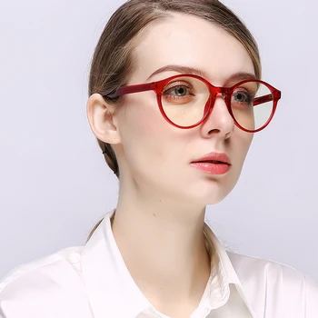 Reven 2007 TR90 Apaļas Brilles Rāmis Vīriešu, Sieviešu Vintage Recepšu Brilles Tuvredzība, Optisko Briļļu Retro Brilles