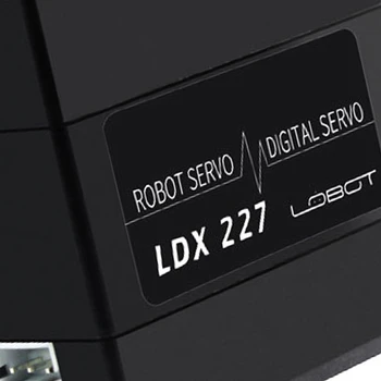 LDX-227 Full Metal Gear Standarta Digitālo Servo ar 17Kg Augstu Griezes momentu Dubulto Lodīšu gultni, lai Robots(Kontroles Leņķis 270)