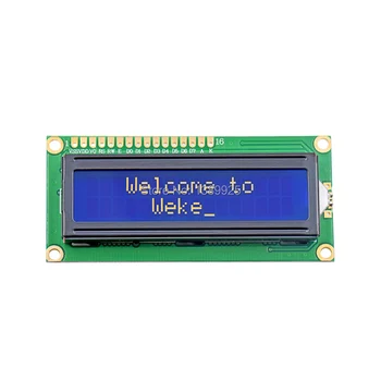 20pcs/daudz 1602 LCD (Zilo Ekrānu) 5V LCD Backlight LCD ekrāna 51 Mācību Valde, Atbalstot 16x2 LCD