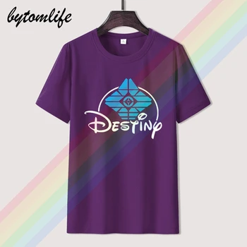 2019 Oriģināls Dizains Destinyland T Kreklus Vīriešiem Ar Īsām Piedurknēm Parodija Likteni 2 Pamests EmblemT-Krekls