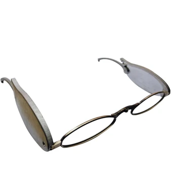 Salokāma FreeFold Triecienu Izturīgs Kabatas Brilles Mini Kabrioleta Lasīšanas Brilles Vīrieši Sievietes Vecuma Tālredzība Palielināmo Ovāls Rāmis 1.5