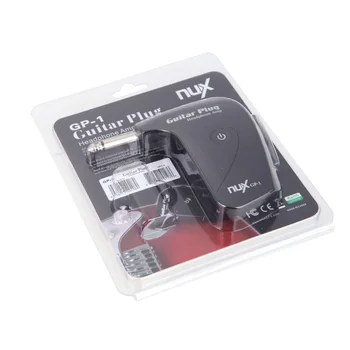 NUX GP-1 Pārnēsājamas Elektriskās Ģitāras Pastiprinātājs Amp Mini Headphone Amp iebūvēta Izkropļojumu Spēkā augstākās Kvalitātes
