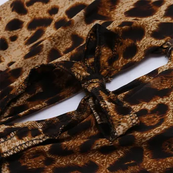Sieviešu plus lieluma tauriņi mežģīnes apdari leopard print viengabala sexy apakšveļa Pielāgot priekšgala mežģīnes apdari leopard printone-gabals пижама F04
