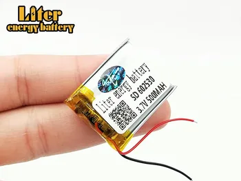 3.7 v litija polimēru baterija 062530 602530 500MAH Uzlādējamās Li-ion Baterijas MP3 MP4 rotaļlietas, GPS navigācijas digitālo produktu