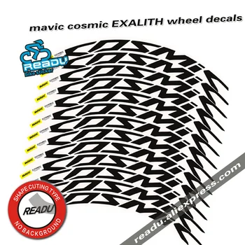 2017 mavic cosmic EXALITH Road Bike Riteņpāru uzlīmes 700C velosipēdu Riteņu diski uzlīmes Pāris loka dziļums 40mm 52mm uzlīmēm