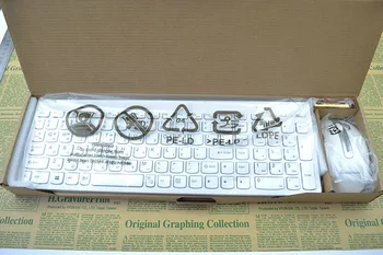 MAORONG TIRDZNIECĪBAS Slim bezvadu tastatūras un peles komplekts combo korejas tastatūras Lenovo SK-8861 notebook galda portatīvo datoru
