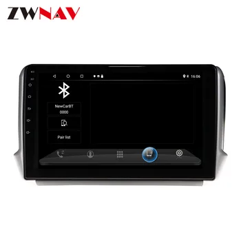 360 Kameras IPS Ekrānu Attiecībā Peugeot2008/208 2011 2012 2013-2019 Android Automašīnas Multivides Atskaņotāju, GPS Audio Radio Diktofons Vadītājs