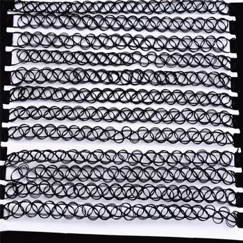 JUCHAO 50gab/daudz Collares Vintage Stiept Tetovējums sānslīdi kaklasaite Kaklarotas Sievietēm Meitene Šarmu Gothic Elastīgs Sieviešu Kāzu