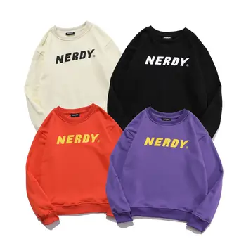 Harajuku hoodies sporta krekls pāriem ir 2021. pavasara rudens zīmola hoodies sieviešu un vīriešu kokvilnas džemperi Nerdy Streetwears
