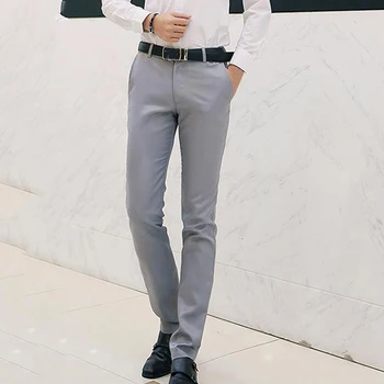 Ir 2021. Pavasara Oficiālu Vīriešu Uzvalku Bikses Modes Casual Slim Biznesa Kleitu Bikses Vīriešu Kāzu Puse, Darba Bikses Plus Lieluma M-3XL