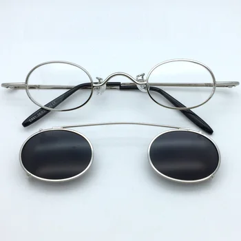 Zerosun Klipu Saulesbrilles Vīriešiem, Sievietēm Mazas Ovālas Brilles Šauru Fit-pār Briļļu Steampunk Brilles