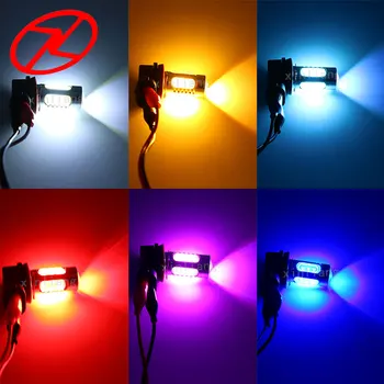 2gab H11 7.5 W COB LED Strobe Spuldzes Auto Gaismas Avots Projektoru Braukšanas Miglas Lampas 12V Augstas kvalitātes balta, dzeltena, sarkanā, zilā, rozā