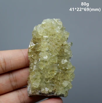 Jaunu minerālu！ Dabas Reti dzeltena fluorite minerālu paraugiem, Akmeņi un kristāli, Dziedniecība crystal
