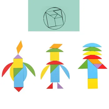Intelektuālā Attīstība, Apmācība Bērniem Ģeometriskā Puzzle atbilstošo Spēli Bērniem Pirmsskolas Magination Izglītības Rotaļlieta Bērniem