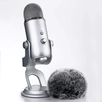 Mikrofons Pūkains Windsn - Mic Vēja Segumu Kažokādas Filtrs Kā Putu Vāks Zilā Yeti, Zils Yeti Pro Usb Kondensatora Mikrofons
