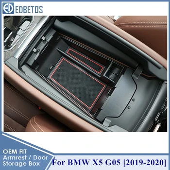 Centrālā Konsole Uzglabāšanas Kaste BMW X5 G05 2019 2020 Automašīnas salona Piederumi lielveikala Saturu Box Atvilktne