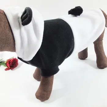 Suņu Modes Apģērbu Suņiem Mājdzīvnieki Tērpu Apģērbu, Vilnas Auss Pelēkā Vārna Suņu Apģērbu Panda Džemperis Mētelis Kostīmu Outwear