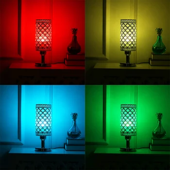 Mūsdienu LED Kristāla Galda Galda Lampa E27 Regulējami Gultas Naktsskapītis Gaismas ar ES/ASV/UK Plug Nakts gaismas Lampas Guļamistabas Studiju
