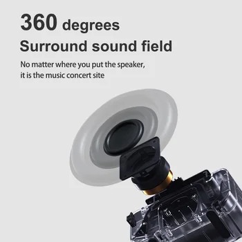 Āra Bezvadu Bluetooth Portable Speaker Par Xiaomi Mini Soundbar Subwoofer Skaļrunis Atbalsta FM TF Kartes Bass Box