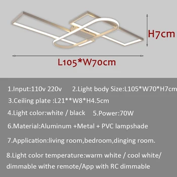 Mūsdienu LED Lustras Dekori Mājas Iekštelpu Lampas Dzīvojamā Istaba, Guļamistaba, Ēdamistaba Griestu Lustras Apgaismojums Gaismas Spīdumu