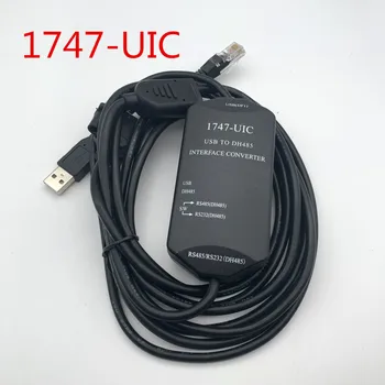 1747-UIC Saderīgu Allen Bradley SLC Sērijas PLC Lejupielādēt Kabeli 1747-PIC USB UZ RS232/DH-485 Interfeisa Pārveidotājs USB-1747-PIC