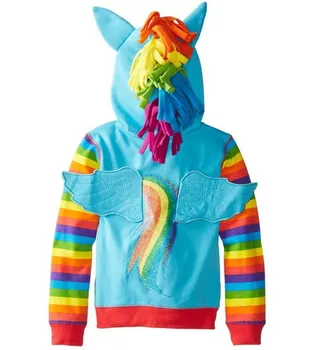 Mazumtirdzniecības poniju bērniem meitene mētelis Pavasara Rudens Modes Cute Kids Meitene Virsdrēbes pelēkā vārna meitene kokvilnas jaka bērnu apģērbs