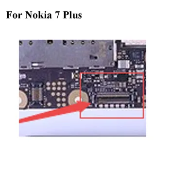 2GAB ražošanas procesu kontroles savienotājs Nokia 7 Plus 7Plus LCD ekrānu Flex kabeli Lentes, pamatplate (mainboard) Nokia7 Plus Daļas