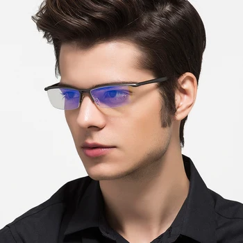 KATELUO 2020. gadam Mens Datoru Aizsargbrilles Pret Zilo Gaismu, Lāzeru Nogurums Starojuma izturīgs Brilles Vīriešu Optiskās Brilles Rāmis 130