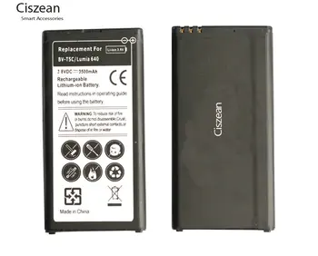 Ciszean 1x 3500mAh BV-T5C Rezerves Akumulatoru Microsoft Nokia Lumia 640 RM-1109 RM-1113 RM-1072 RM-1073 RM-1077 Baterijas