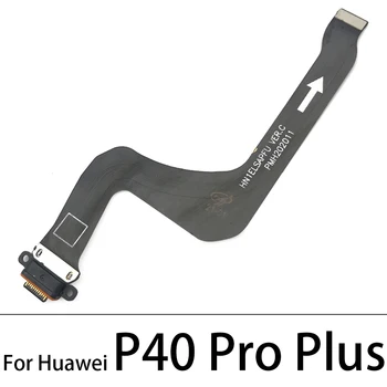 10Pcs Uzlādēšana caur USB Portu Mic Dock Savienotāju Valdes Flex Kabelis Huawei P10 Plus P20 Pro P30 P8 P9 lite 2017 P40 Pro Lite Plus