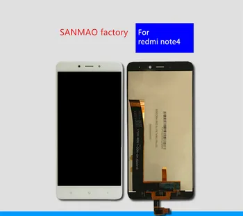 Par Xiao mi Redmi Piezīme 4 LCD+Touch Screen Nomaiņa Digitizer Montāža Redmi Note4 Piezīme 4X Tālrunis aizstāt lcd