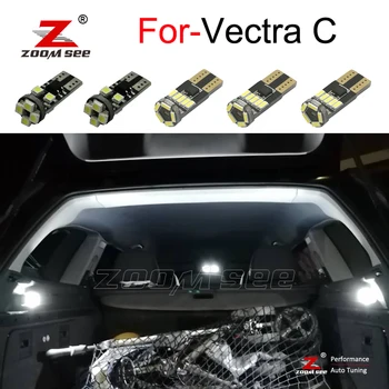 ZOOMSEEZ 10pcs LED bagāžnieka spuldzes Interjera dome Gaismas Komplekts Opel Vectra C GTS Sedans Īpašumu (2003-2008)