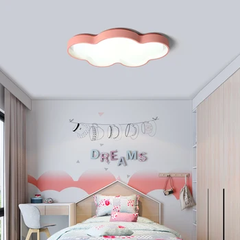 Moderns griestu lustra Guļamistabai Bērniem, meiteņu istabas lustra ar Zilu Balta, Oranža, Rozā Lampas lustras toņos