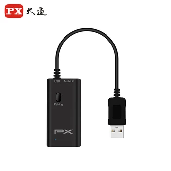 PX Bluetooth 5.0 Audio Raidītājs Bezvadu AUX Raidītāju PS4 TV Mājas Stereo Darbvirsmas Auto 3.5 mm Audio Adapteris +USB Lādētājs