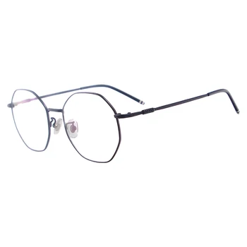 Vīriešu un Sieviešu Kārtas Vintage Brilles Metāla Puse Loka Briļļu Recepšu Lēcas Tuvredzība Lasījumā Multifokāla