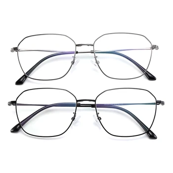 Gmei Optisko Vīriešiem Laukumā Titāna Sakausējuma Brilles Rāmis Ultravieglajiem Polarizētās Klipu Saulesbrilles Sievietēm, Optisko Briļļu S9334