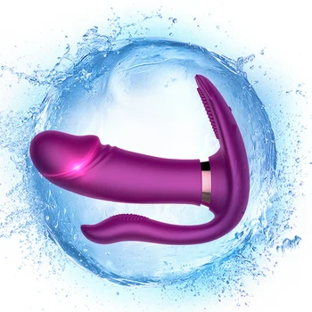 Apkures vibrējošais biksītes USB Bezvadu Tālvadības dildo sievietēm Anālais G Spot Klitora stimulators Pieaugušo seksa produkti