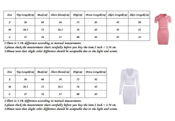 Adīšanas Salātu Modes Sievietes Divas Gabals Komplekti Īsām Piedurknēm Gadījuma Bodycon Tērpiem Pogu Kultūraugu Top Un Svārki Co-ord Komplekts