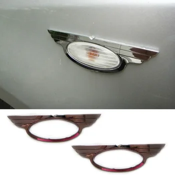 Priekš Nissan Juke 2010-2018 ABS Chrome Sānu Pagrieziena Signāla Gaismu, Melns Vāks Molding Rotāt Apdare 2011 2012 2013