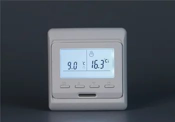 7 Plānošanas Temperatūras regulators Orgānu apsildāmās Grīdas Elektriskās Siltās Zemes Dubultā Kontrole thermoregulator termostat Iegultās
