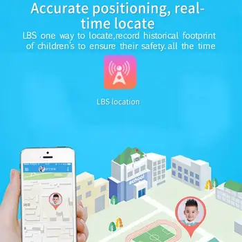 Q12 Smart Skatīties Ar Nelielu Spēle GPS, Touch Screen 1.44 Collu Tracker SOS Pozicionēšanas Bērniem Bērnu divvirzienu Zvanu